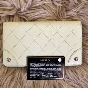 🚫SOLD🚫 Authentic Chanel Caviar Leather Wallet